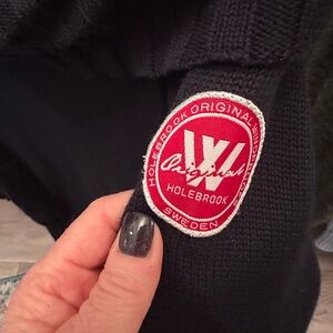 Women's Navy Holebrook sweater